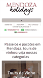 Mobile Screenshot of mendozaholidays.com